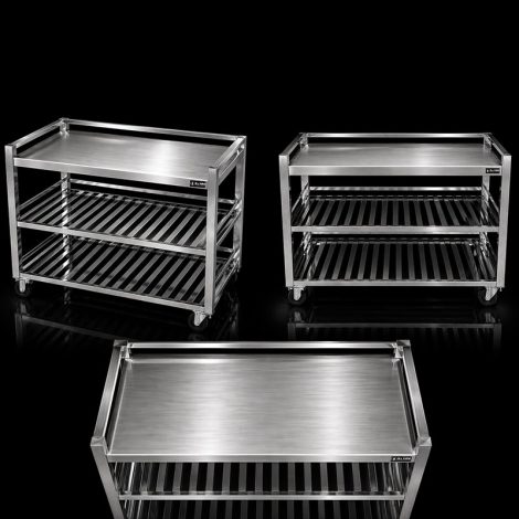 Cấu tạo nổi bật của bàn inox có giá dưới