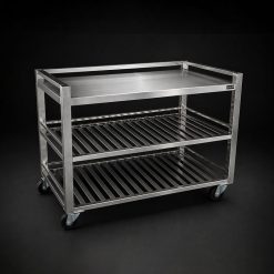 Bề mặt inox nhẵn mịn, không bám dầu mỡ, dễ lau chùi và khử khuẩn.