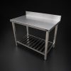 Bàn Inox Có Kệ Dưới – Bàn inox 1000 x 600 x 810/910 mm