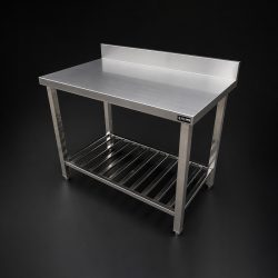 Bàn Inox Có Kệ Dưới – Bàn inox 1000 x 600 x 810/910 mm