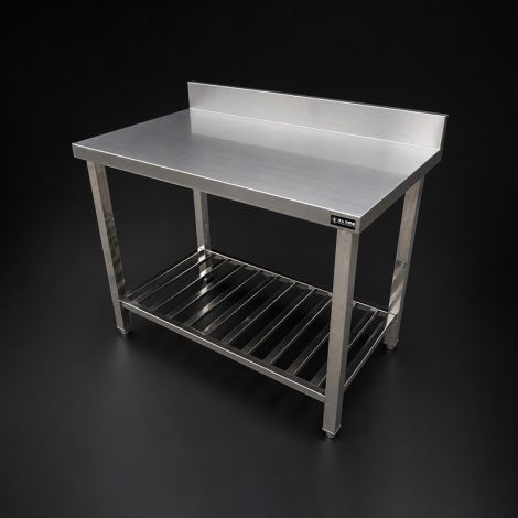 Bàn Inox Có Kệ Dưới – Bàn inox 1000 x 600 x 810/910 mm