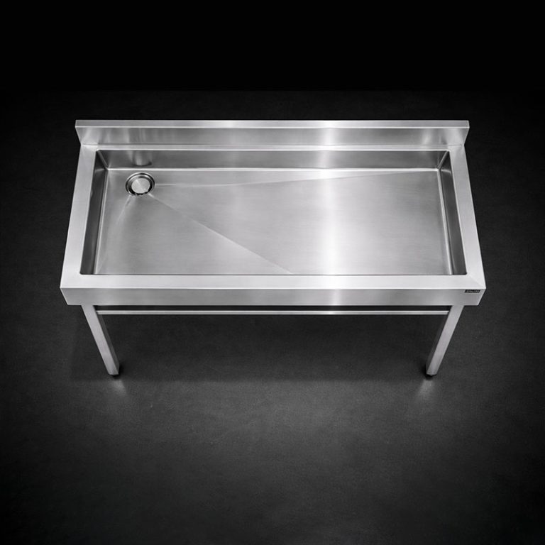 Bàn tẩm ướp inox do Hà Tiên gia công