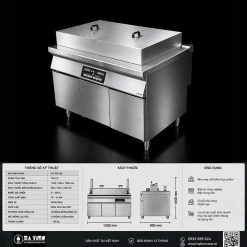 Thông số kỹ thuật Bếp chiên nhúng tự động 120 Lít
