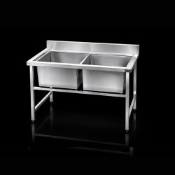 Chậu Rửa 2 Ngăn Inox 304 – Giải Pháp Rửa Sơ Chế Hiệu Quả Cho Bếp Công Nghiệp