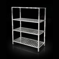 Kệ chén 4 tầng - Kệ thanh inox 4 tầng 1000 x 500 x 1500 mm