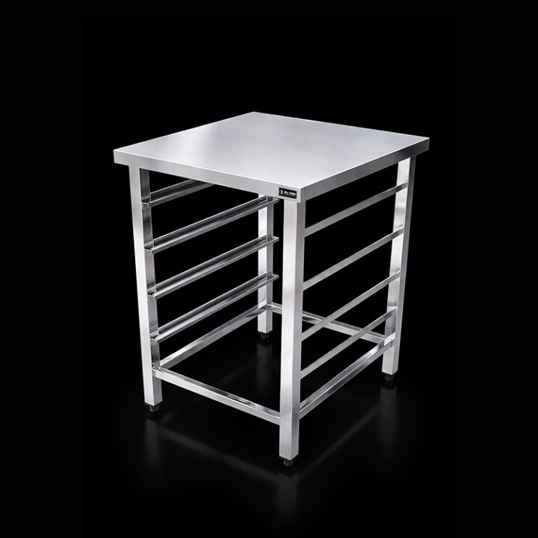 Kệ đựng lò nướng inox do Hà Tiên gia công