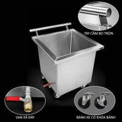 Thiết kế thùng tẩm ướp vịt