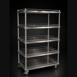 Xe Đẩy Hàng 5 Tầng Inox HATIENCORP – Giải Pháp Vận Chuyển & Lưu Trữ Hiệu Quả