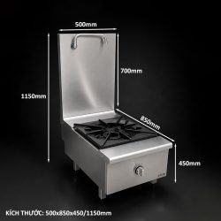 Bếp Hầm Thấp Đơn Có Thành