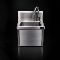 Chậu rửa inox treo tường cầu tạo đơn giản, thẩm mỹ, dễ vệ sinh