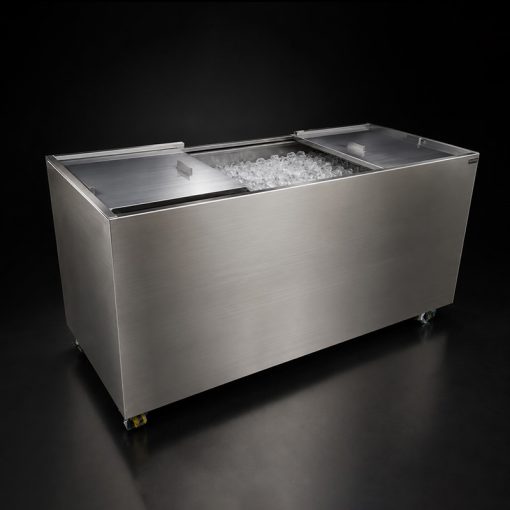 Thùng Inox Đựng Đá - Thùng Đá Inox 1900x700x1000mm