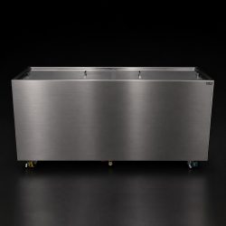 Thùng đá có 2 nắp trượt inox thao tác nhanh chóng