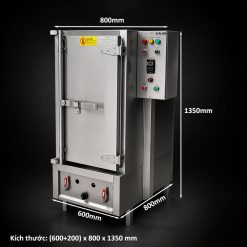 Kích thước tủ cơm dùng gas điện TCGE-50
