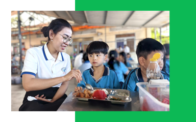 dự án cung cấp thiết bị bếp trường tiểu học Tri Thức