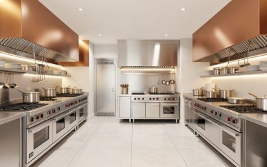 Ước tính chi phí mở bếp công nghiệp, sơ đồ các khoản đầu tư chính
