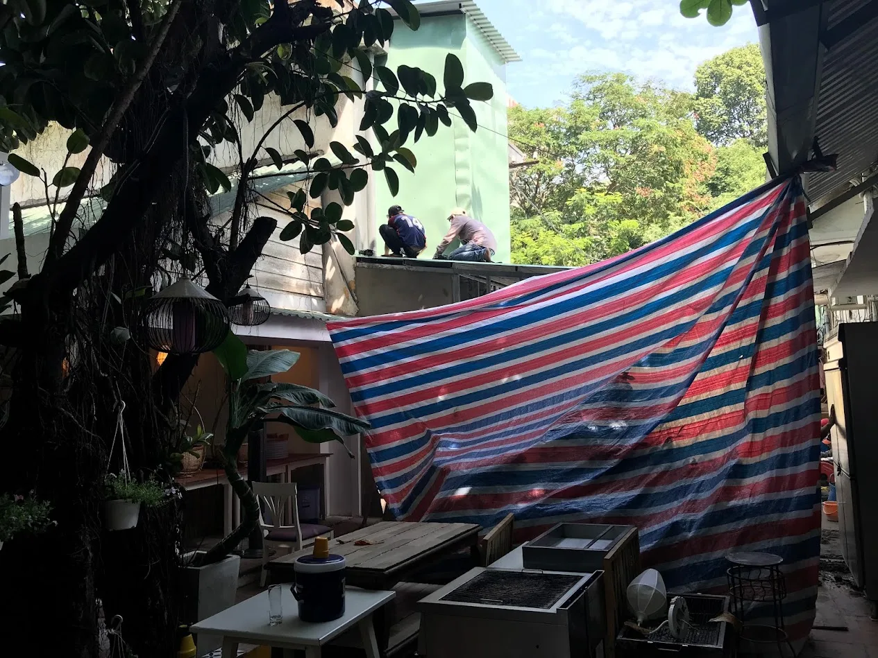 Thi công phần mái