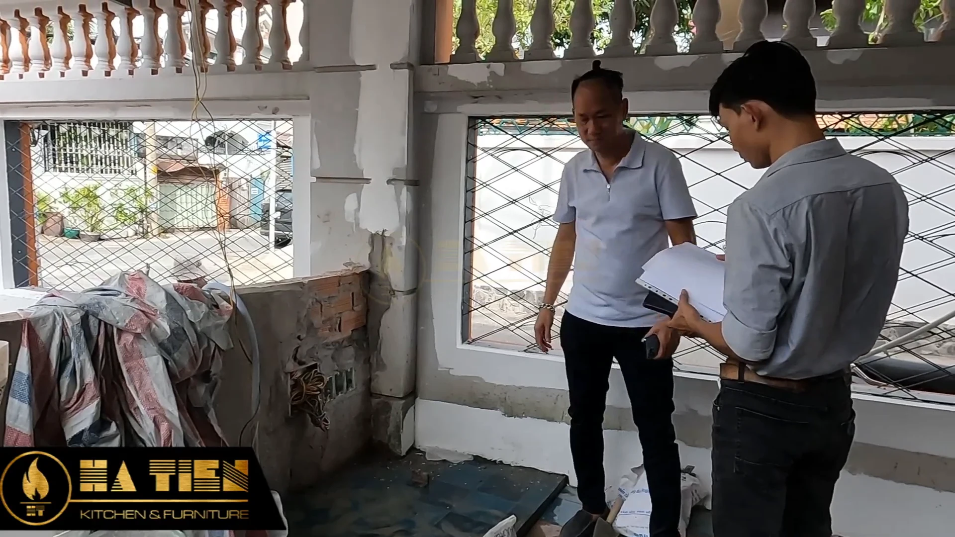 Thảo luận bản vẽ tại công trình
