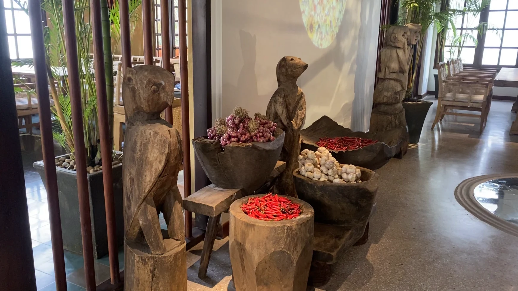 Góc trưng bày rustic