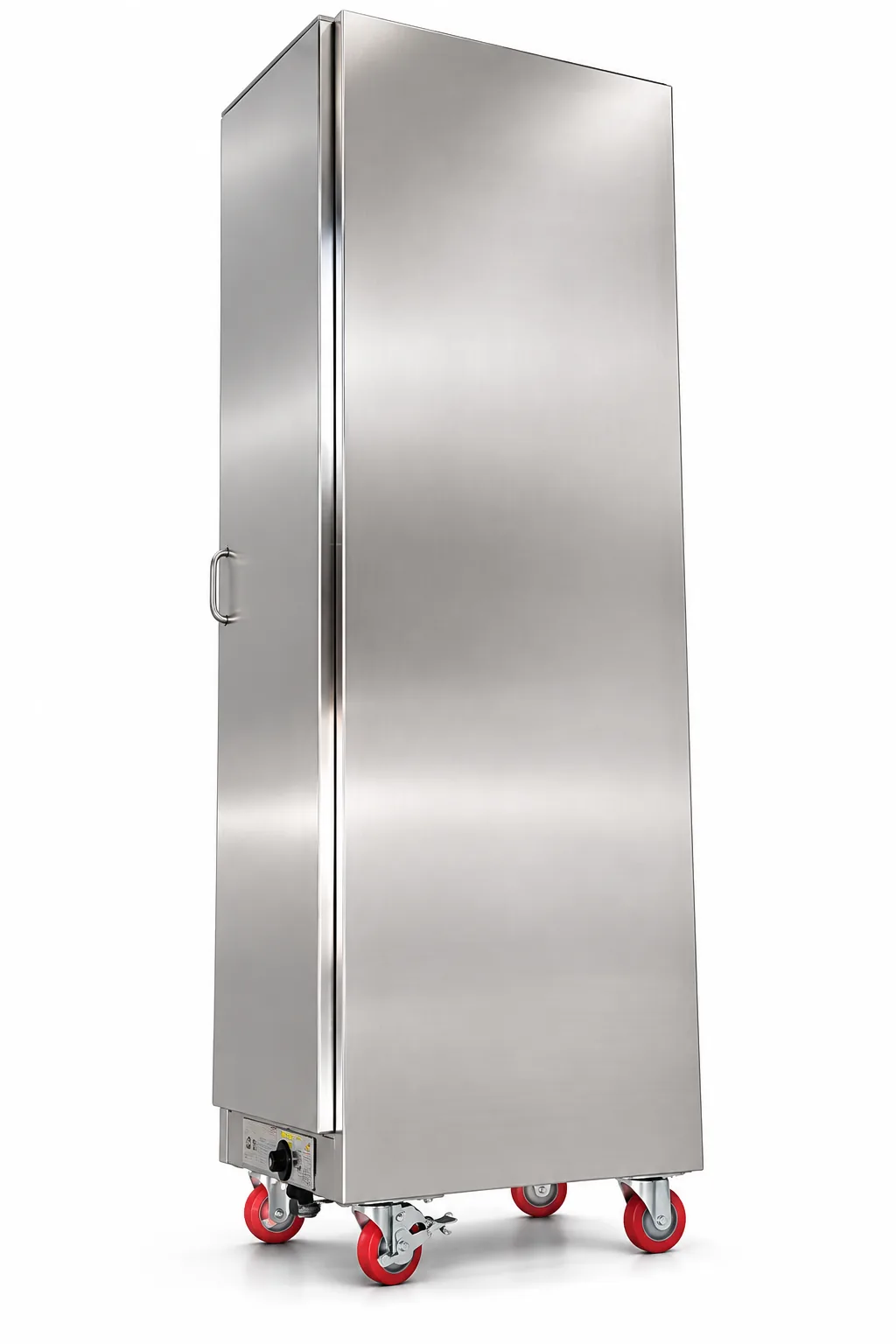 Tủ sấy thực phẩm công nghiệp 22 khay inox 304 đóng cánh, có bánh xe